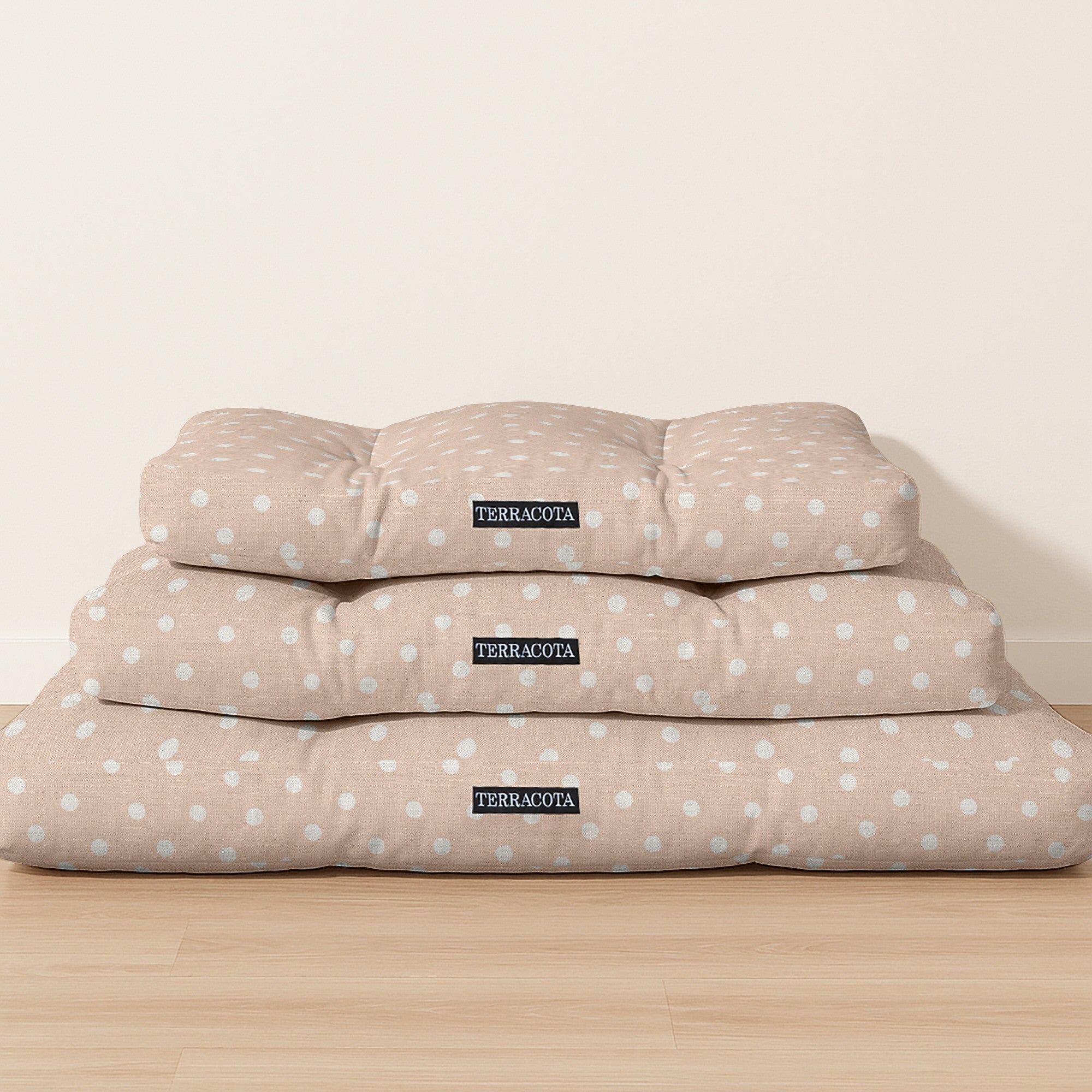 Cama para perros y gatos gruesa y acolchada 100% algodón antimanchas para mascotas 0120-179