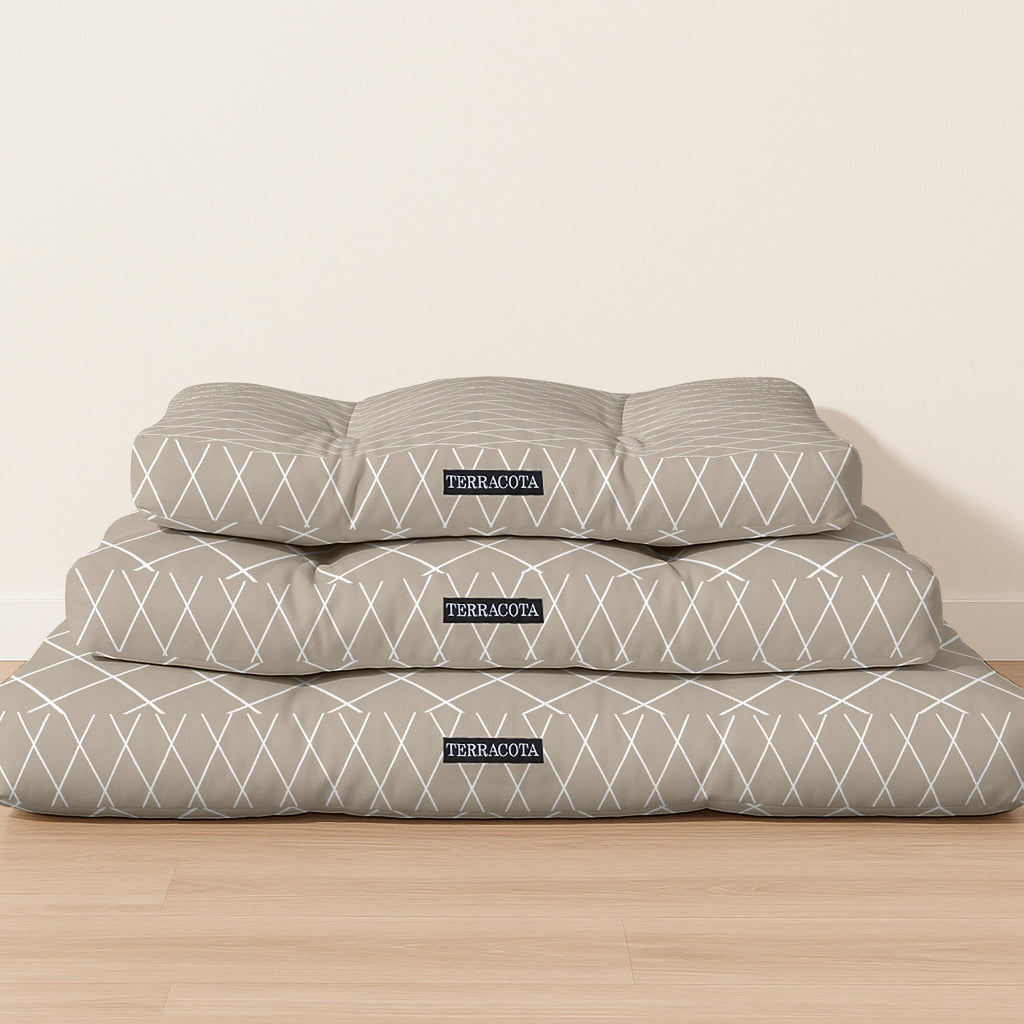 Cama para perros y gatos gruesa y acolchada 100% algodón antimanchas para mascotas 0120-295
