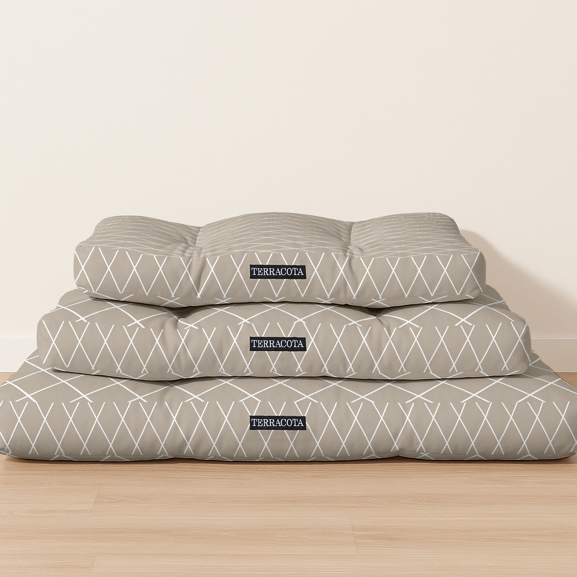 Cama para perros y gatos gruesa y acolchada 100% algodón antimanchas para mascotas 0120-295