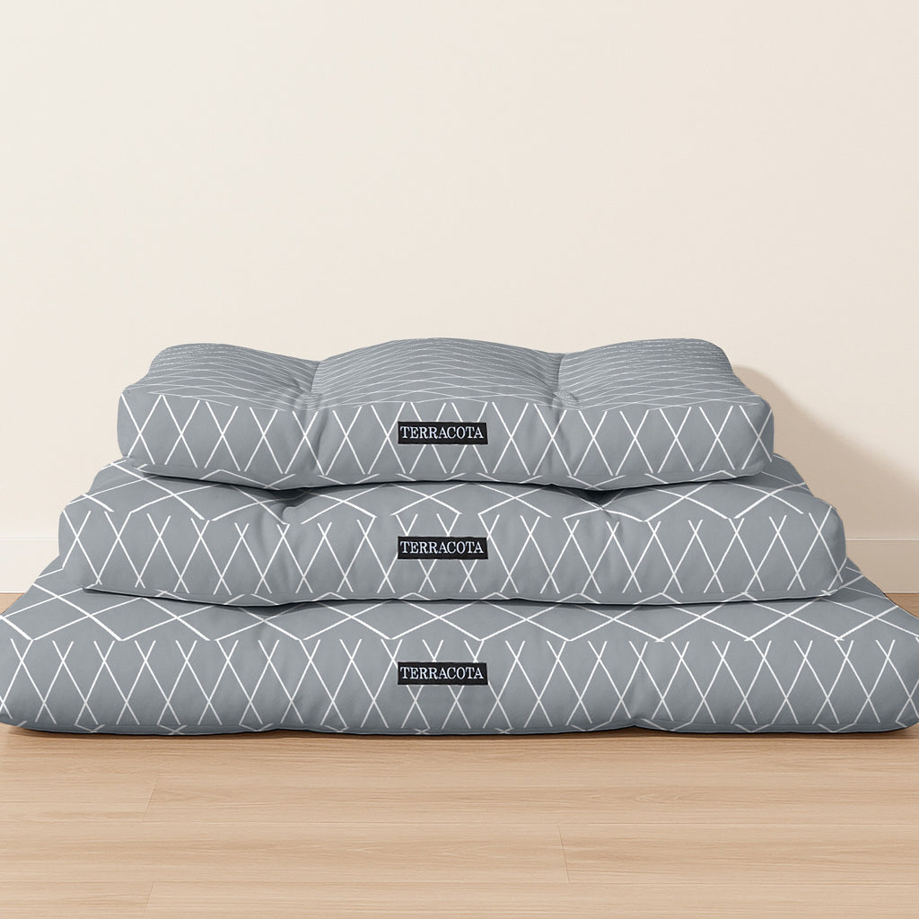 Cama para perros y gatos gruesa y acolchada 100% algodón antimanchas para mascotas 0120-297