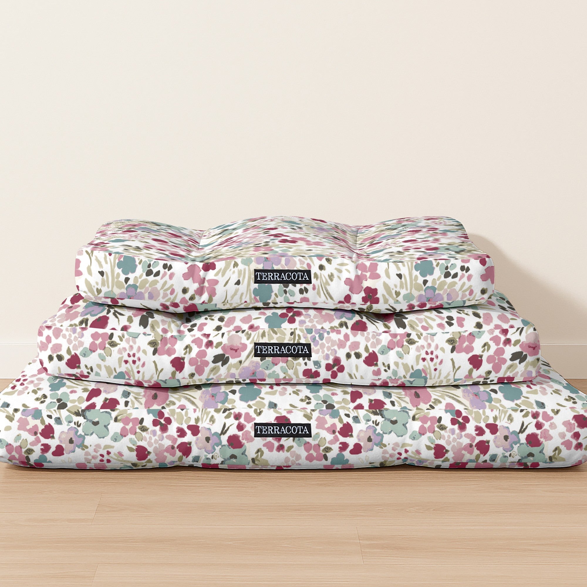 Cama para perros y gatos gruesa y acolchada 100% algodón antimanchas para mascotas 0120-52