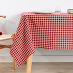 Mantel antimanchas premium jacquard Vichy