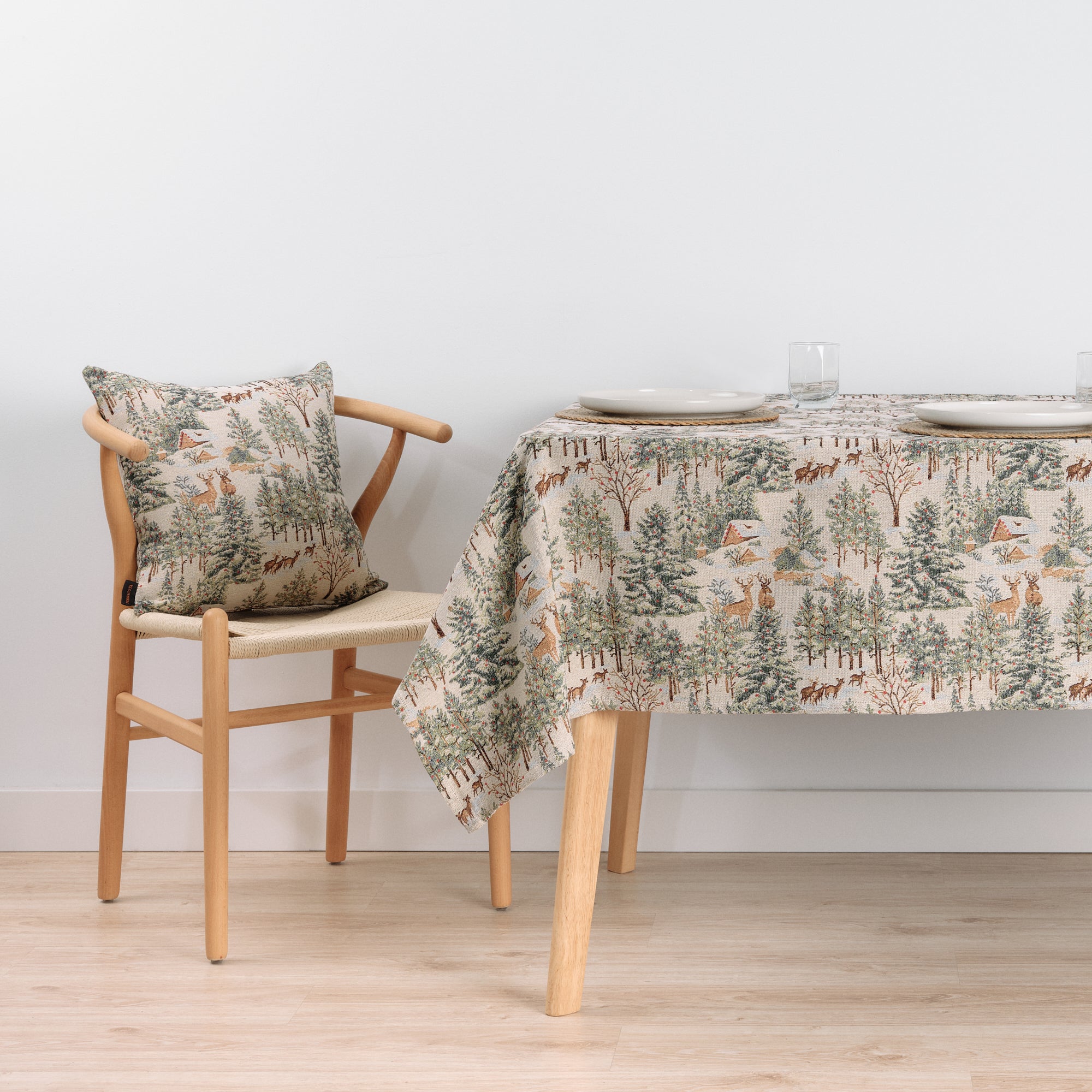 Mantel antimanchas premium jacquard 33722B