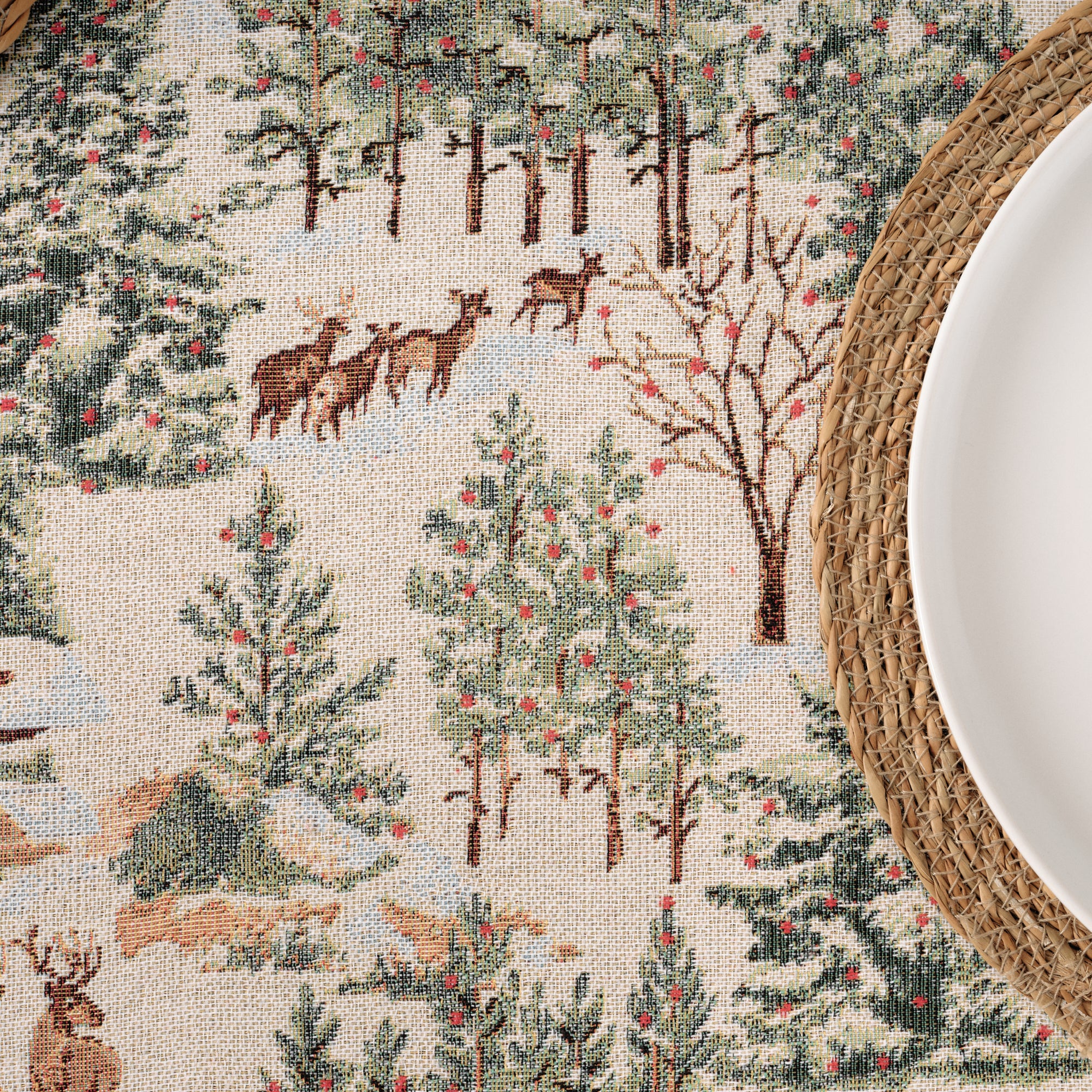 Mantel antimanchas premium jacquard 33722B