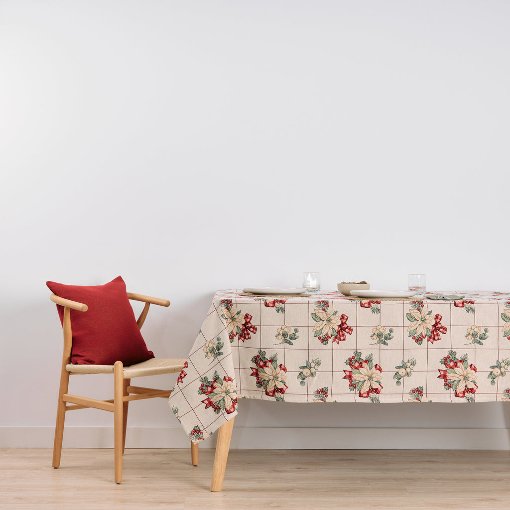 Mantel antimanchas premium jacquard 33725B