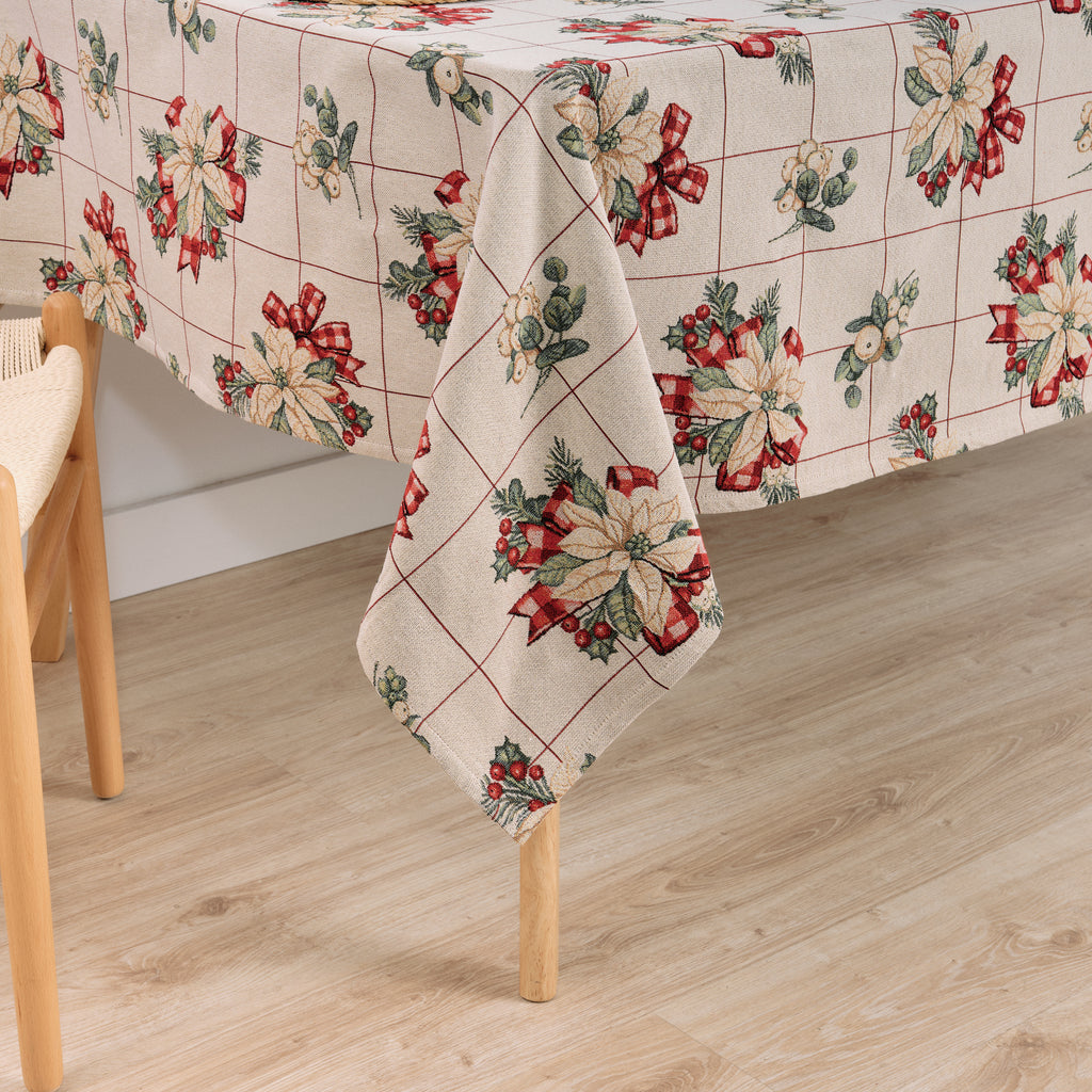 Mantel antimanchas premium jacquard 33725B