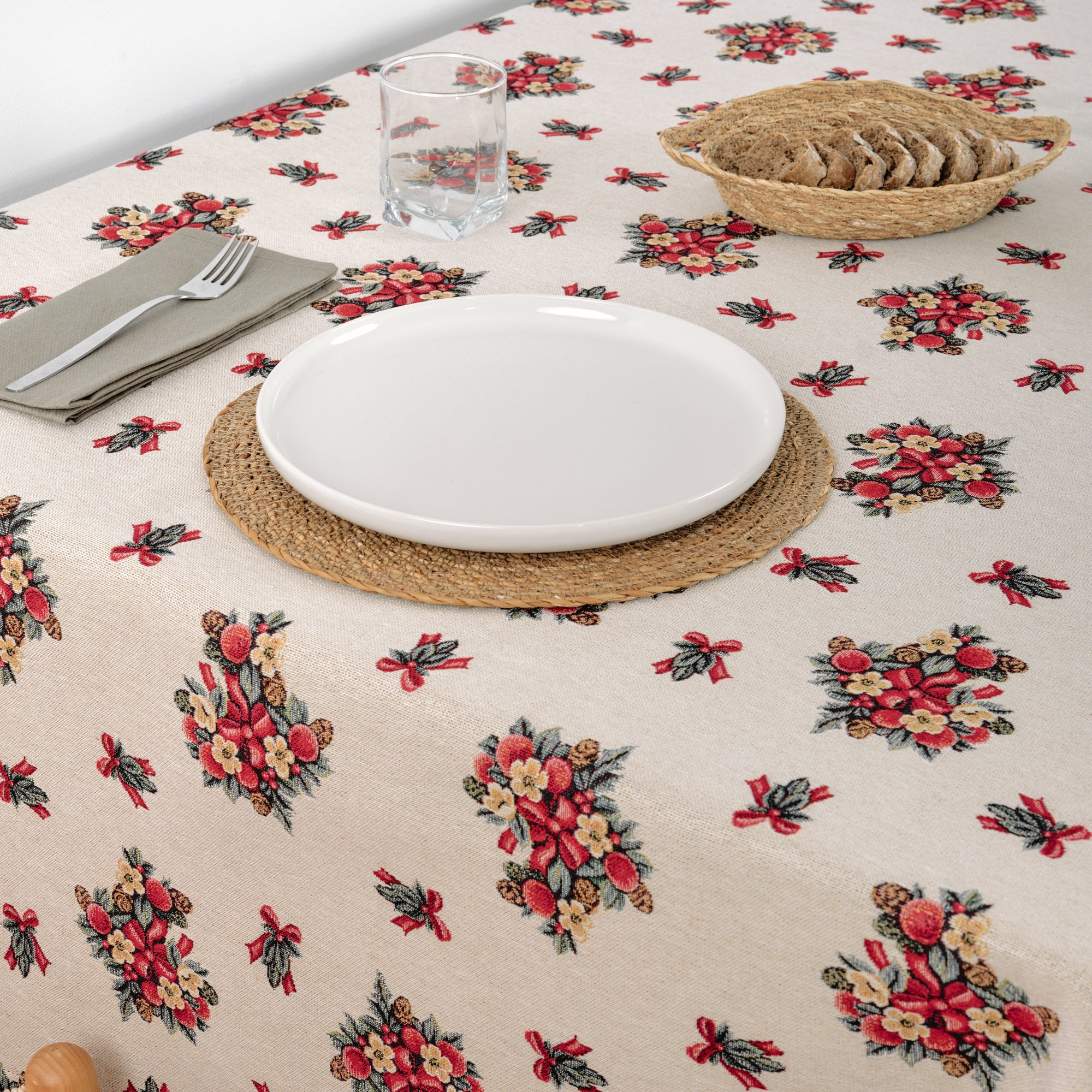 Mantel antimanchas premium jacquard 33763