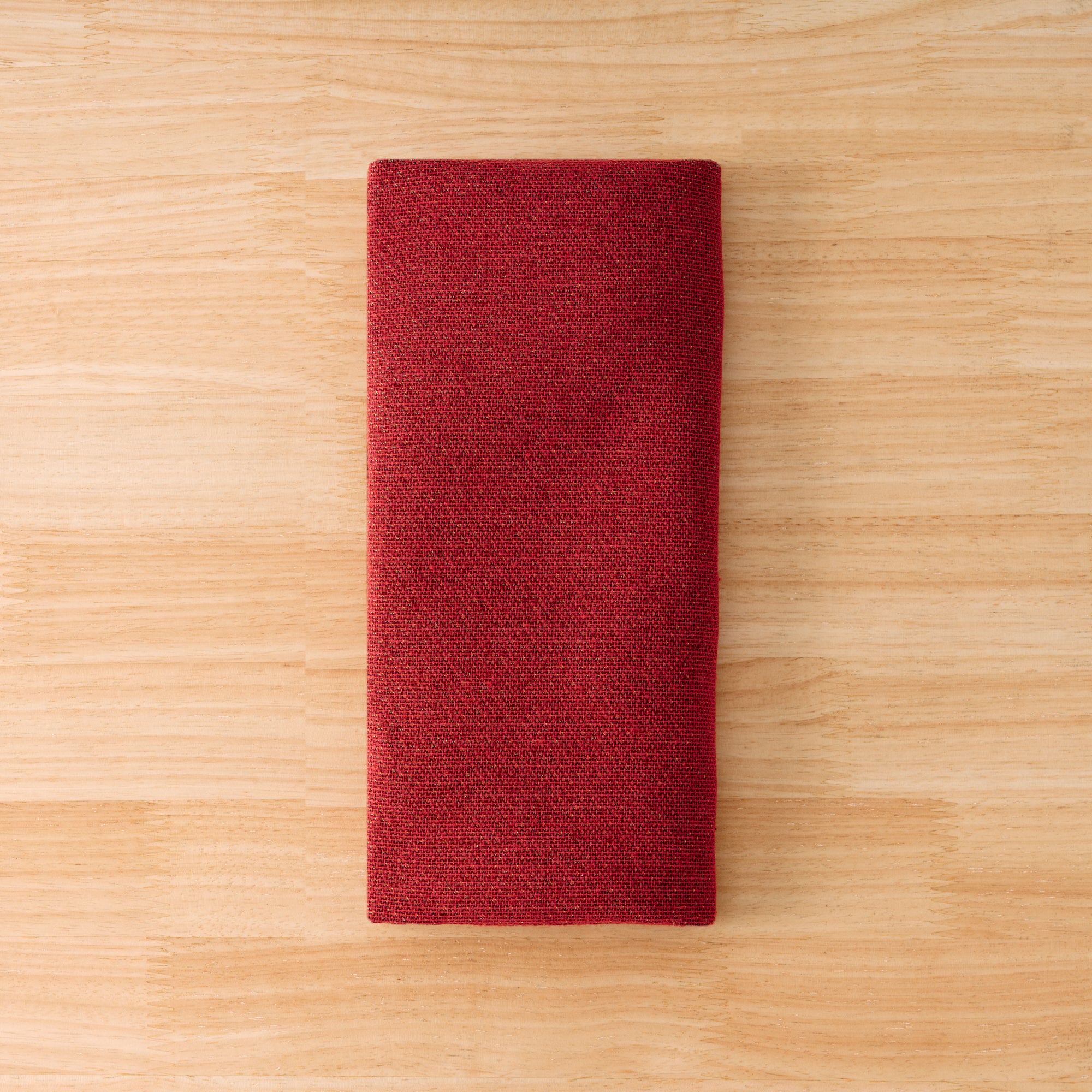 Pack de 2 unidades servilleta jacquard Liso Rojo 45x45 cm
