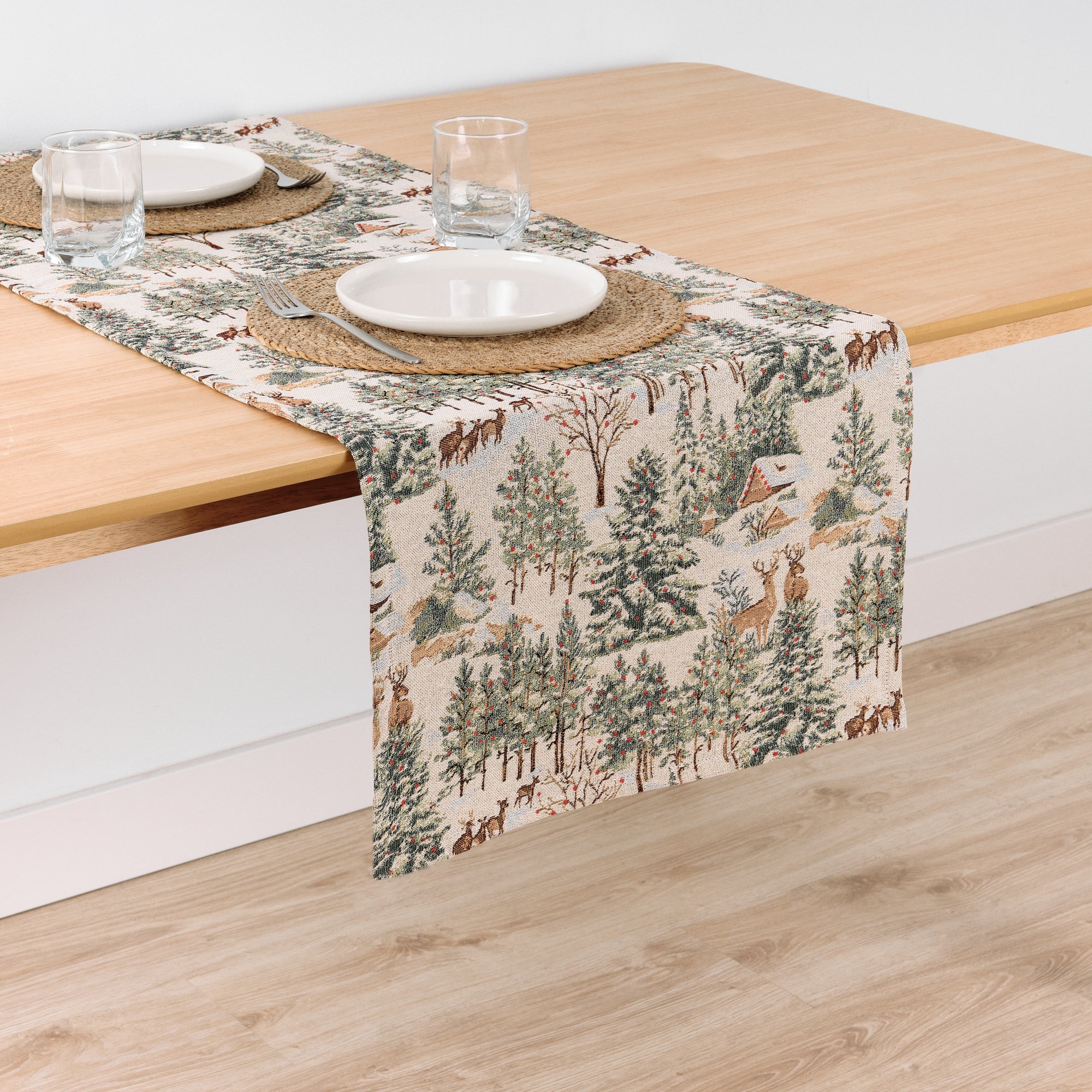 Camino de mesa jacquard 33722B 45x140 cm
