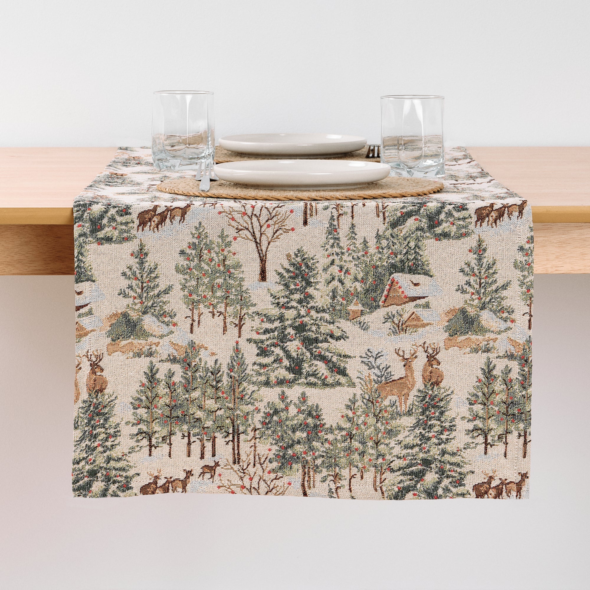 Camino de mesa jacquard 33722B 45x140 cm