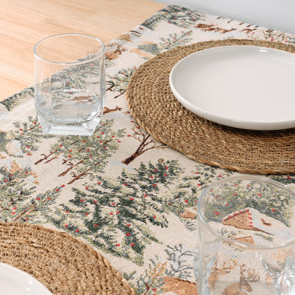 Camino de mesa jacquard 33722B 45x140 cm