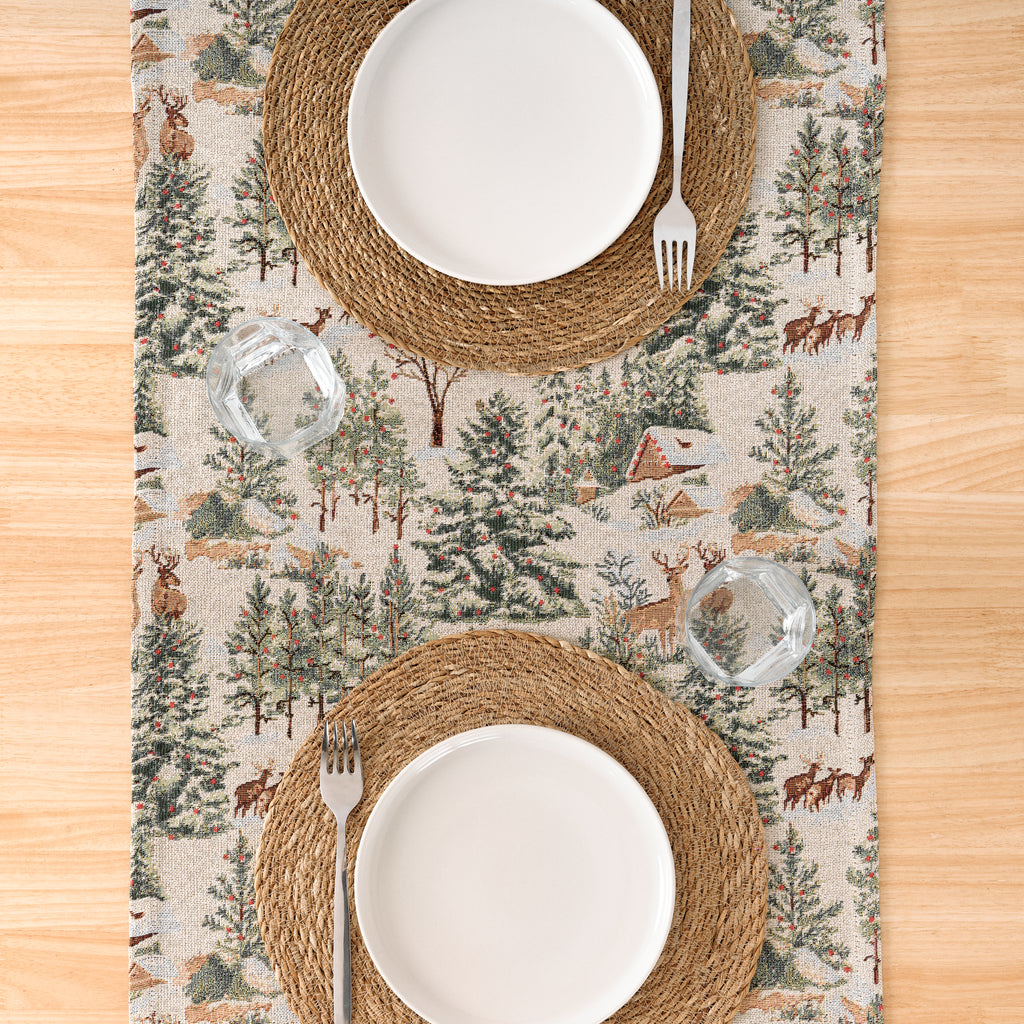 Camino de mesa jacquard 33722B 45x140 cm