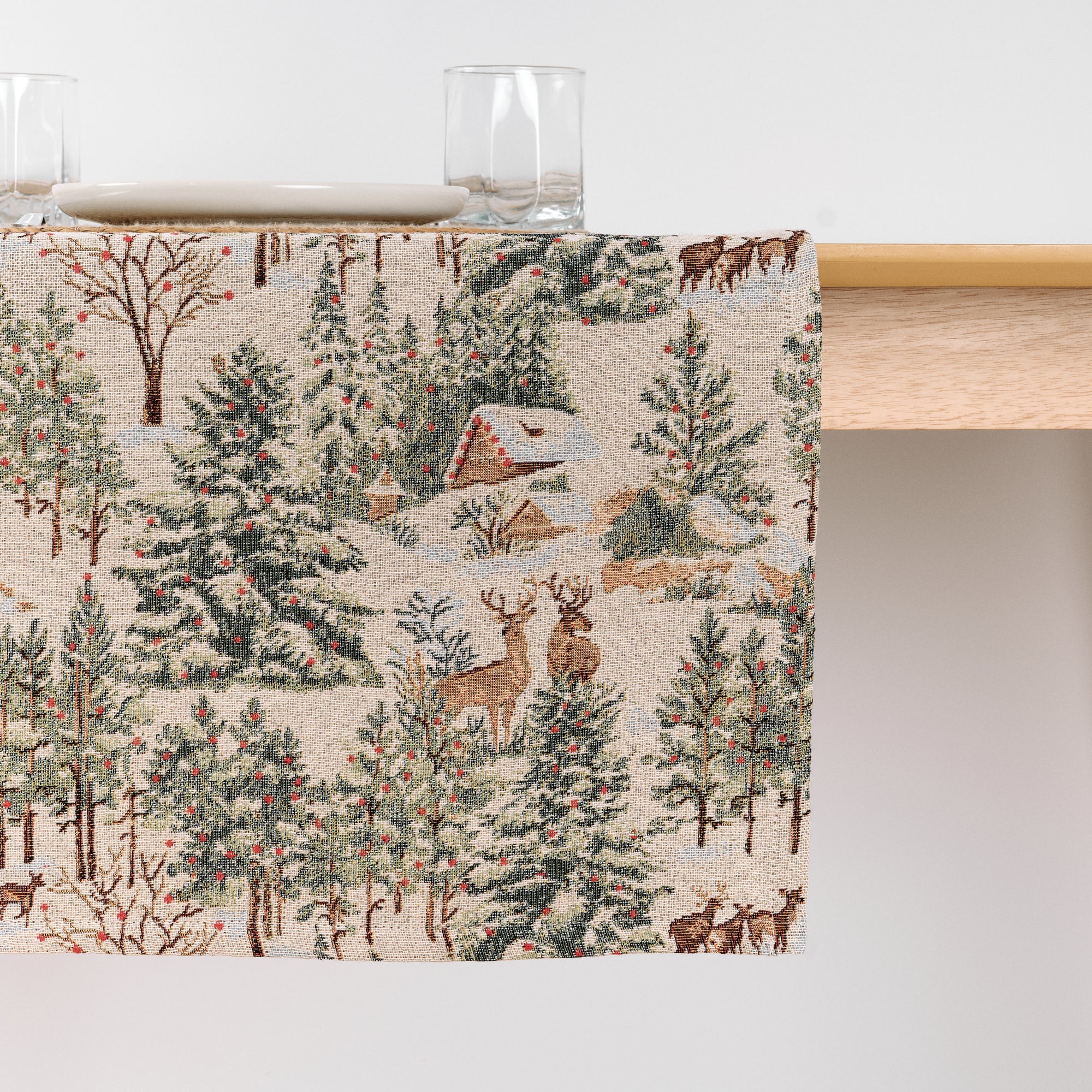 Camino de mesa jacquard 33722B 45x140 cm