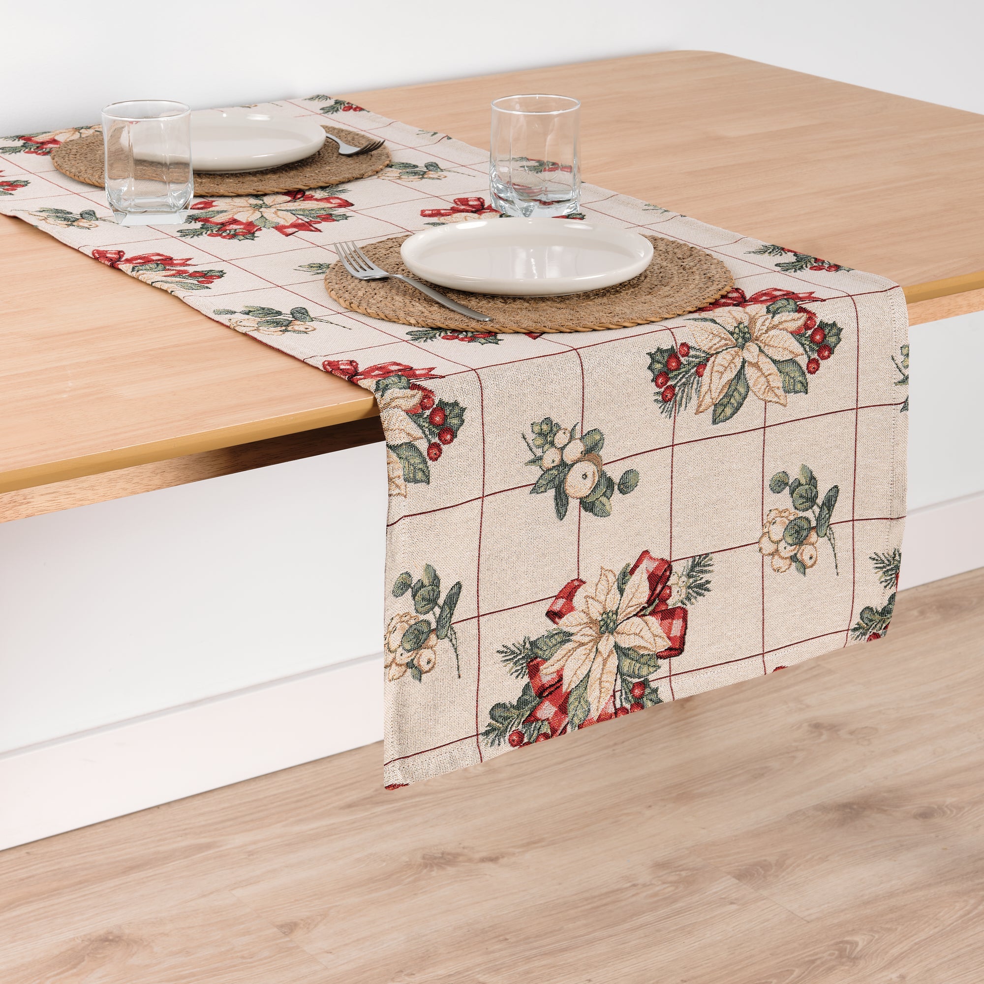 Camino de mesa jacquard 33725B 45x140 cm