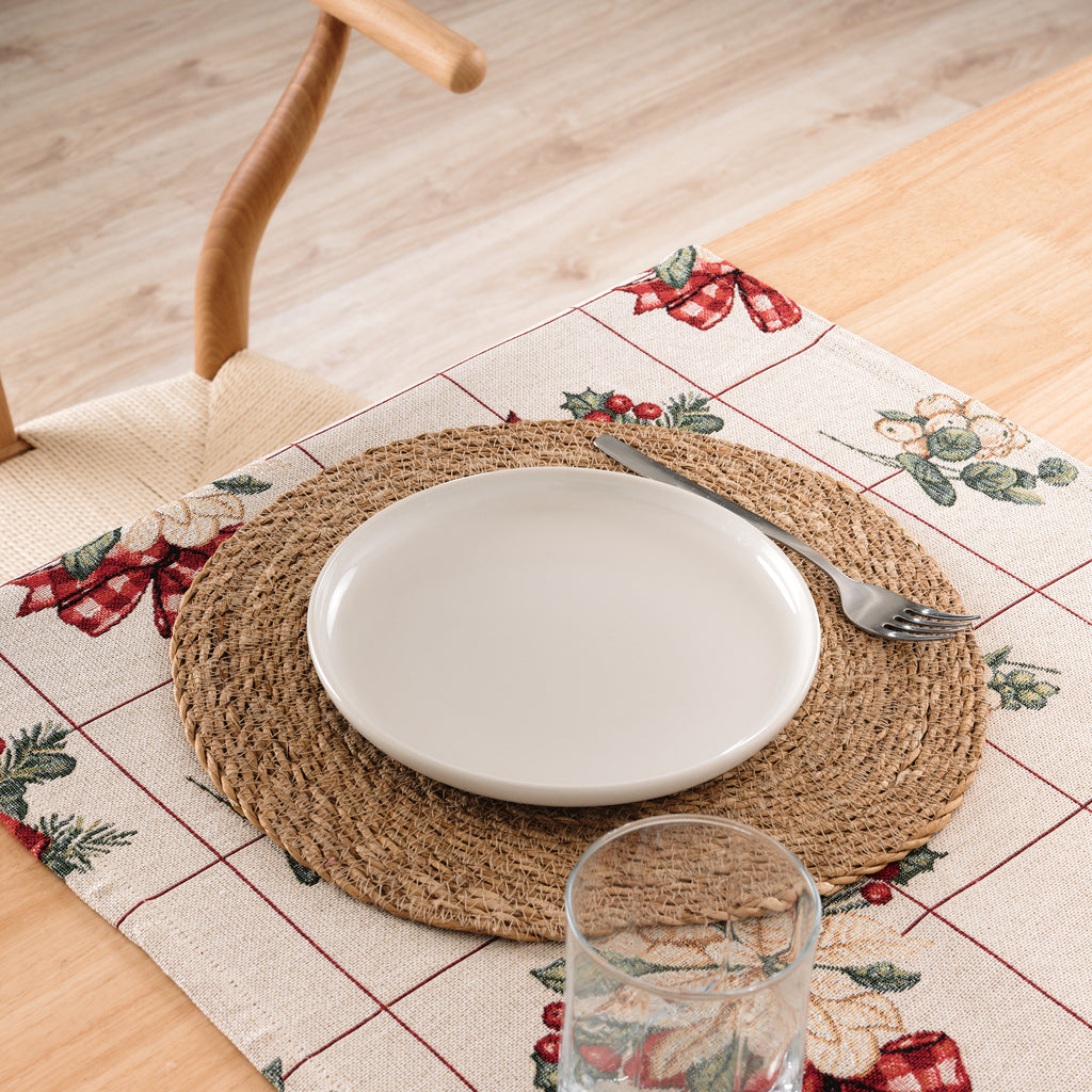 Camino de mesa jacquard 33725B 45x140 cm