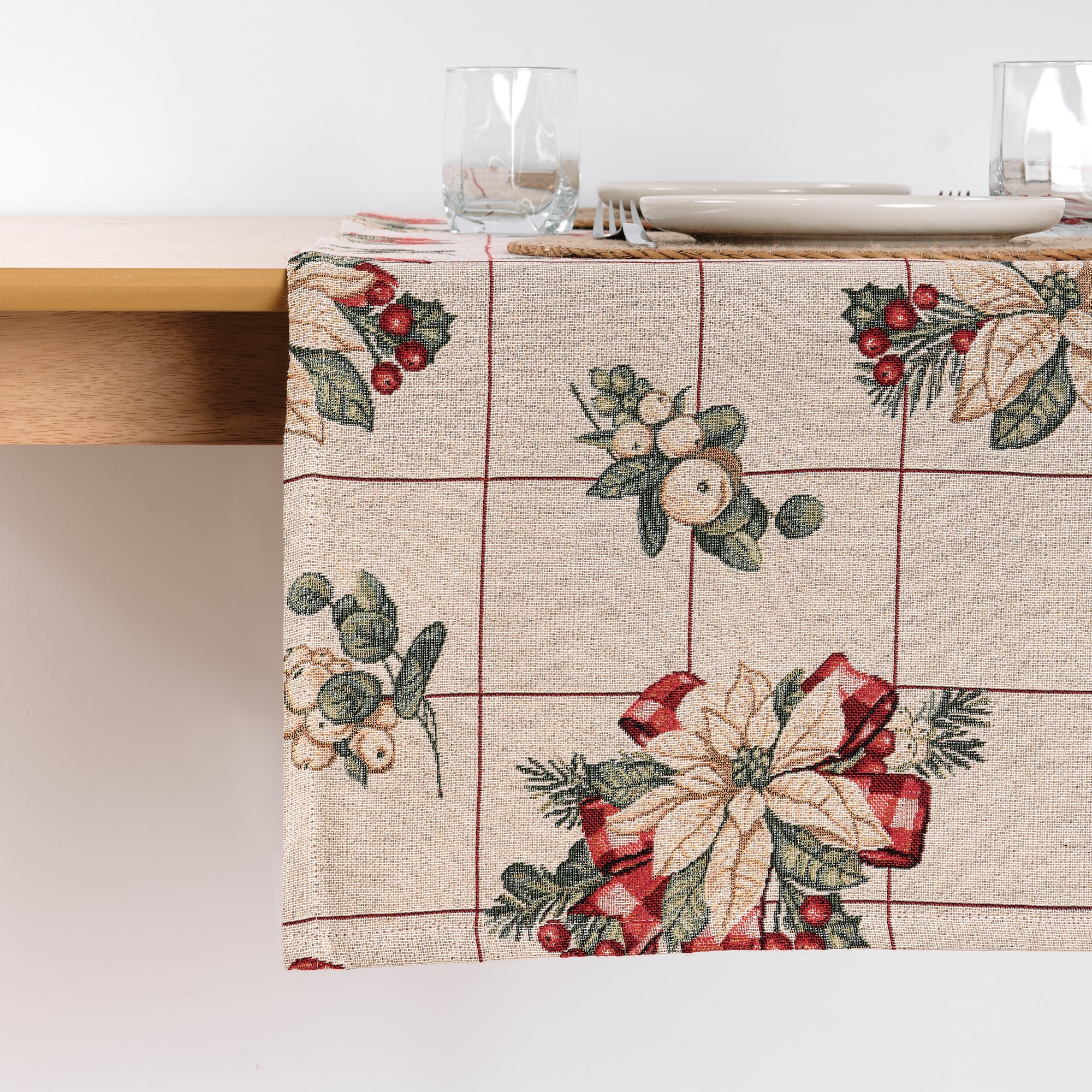 Camino de mesa jacquard 33725B 45x140 cm
