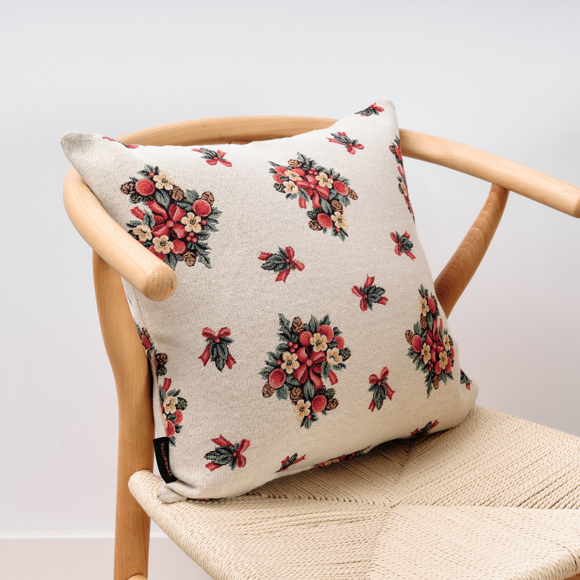 Funda de cojín jacquard 45x45 cm 33763