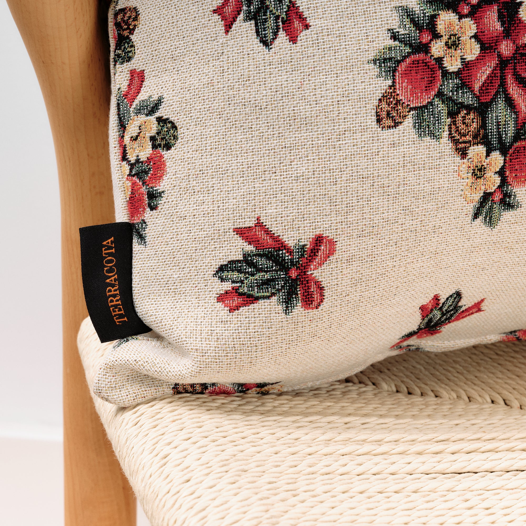 Funda de cojín jacquard 45x45 cm 33763