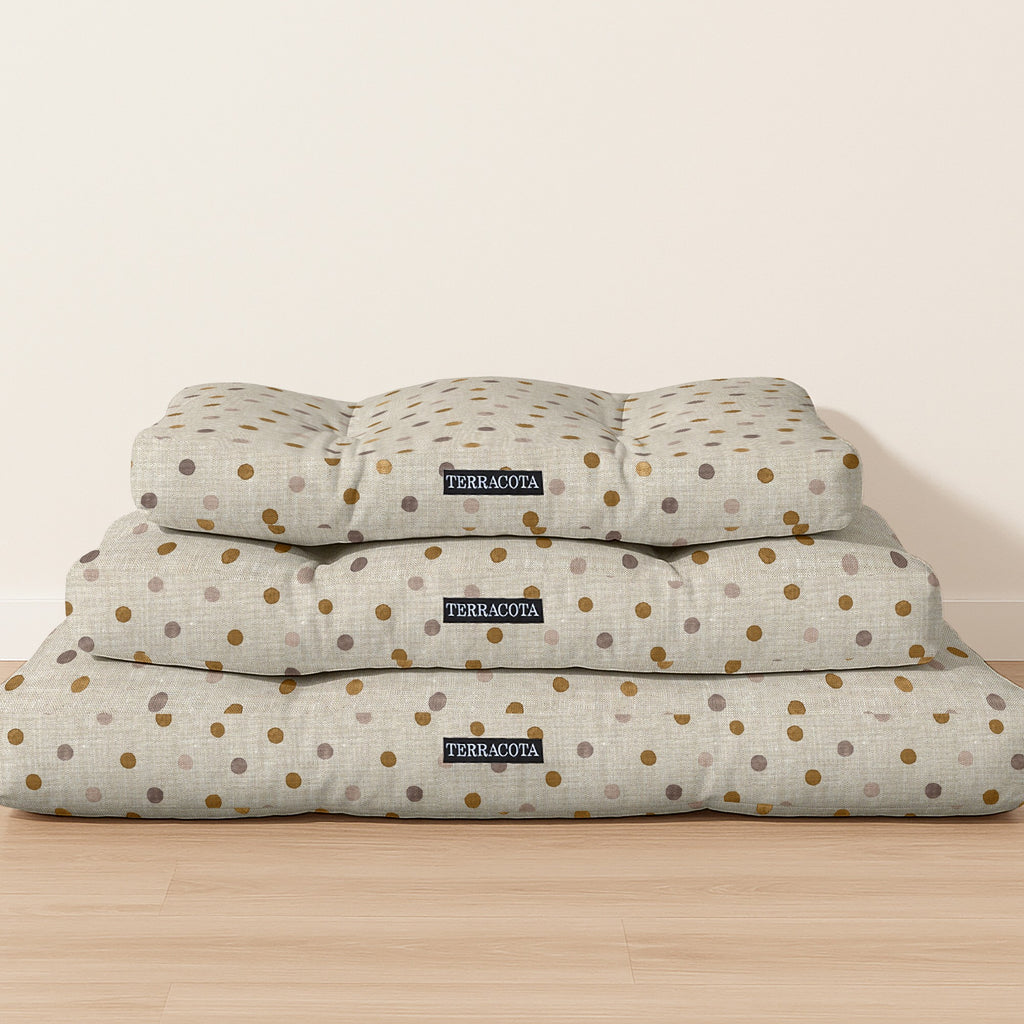Cama para perros y gatos gruesa y acolchada 100% algodón antimanchas para mascotas 0120-305