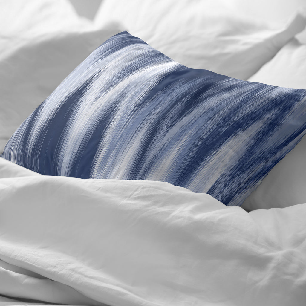 Funda de almohada 100% algodón 200 hilos Algemesí Azul