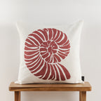Funda de cojín 100% algodón 50x50 cm Nerja Rojo A