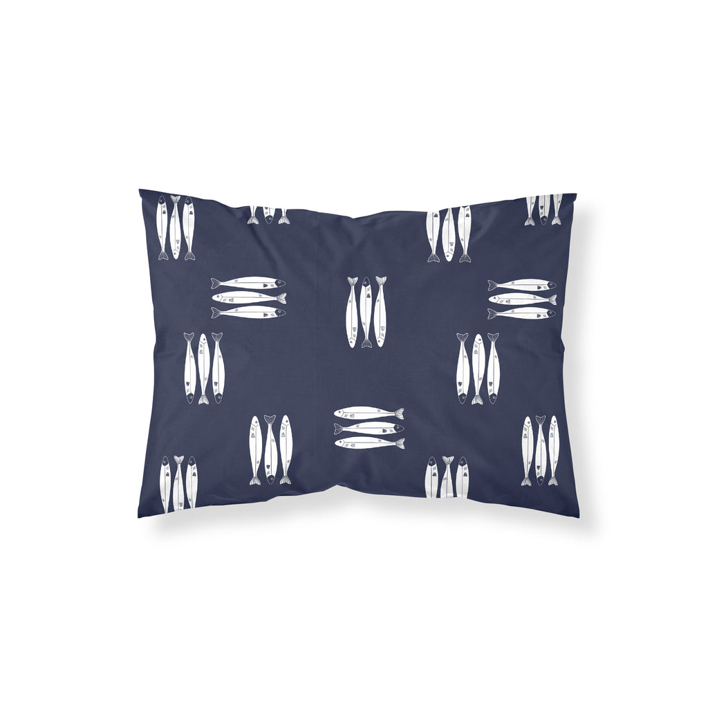 Funda de almohada 100% algodón 200 hilos Oropesa Azul