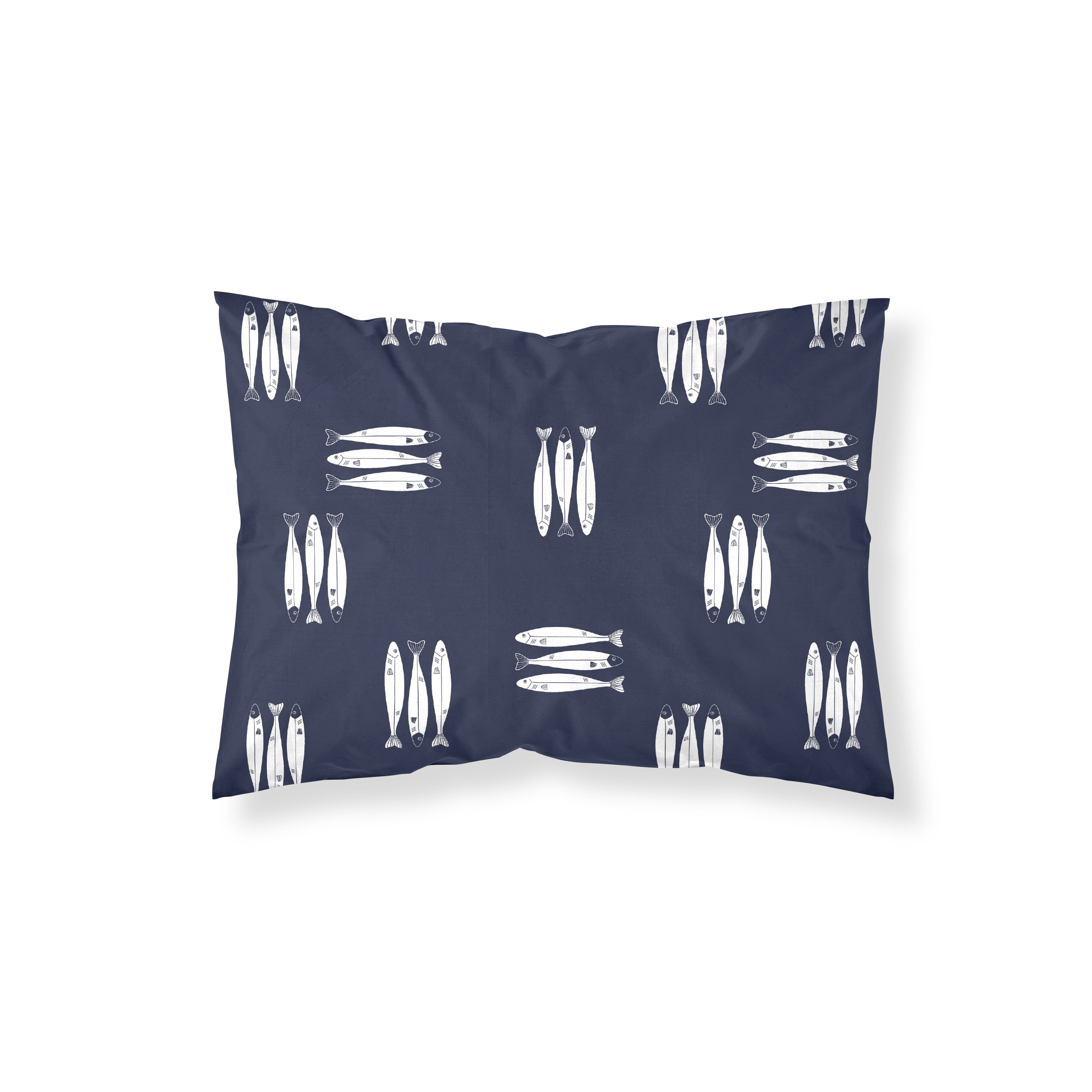 Funda de almohada 100% algodón 200 hilos Oropesa Azul