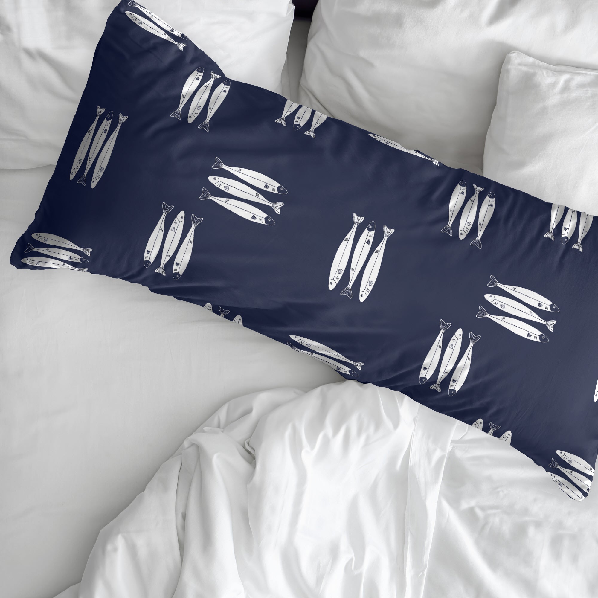 Funda de almohada 100% algodón 200 hilos Oropesa Azul