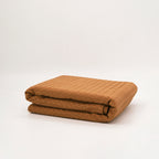 Plaid Waflle 100% algodón Burnt Orange 130x170 cm