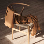 Plaid Waflle 100% algodón Burnt Orange 130x170 cm