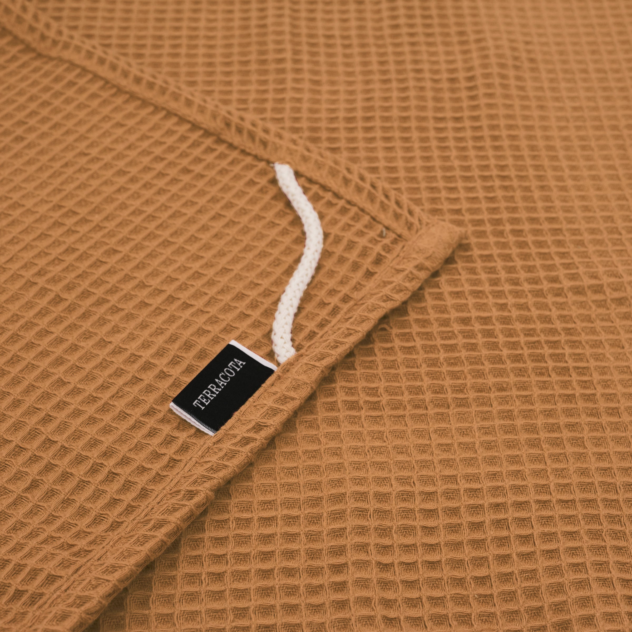 Toalla Waffle 100% algodón Burnt Orange
