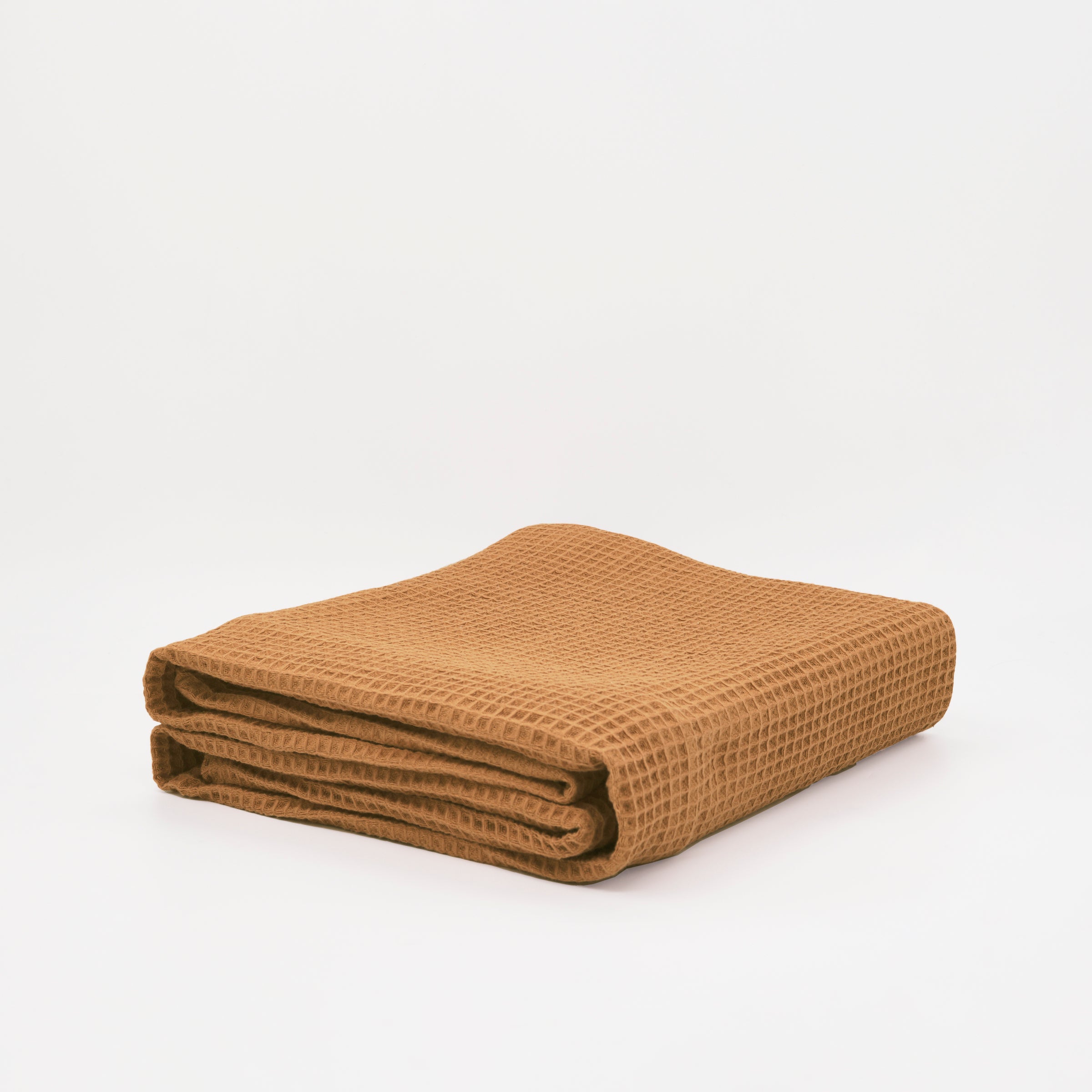 Toalla Waffle 100% algodón Burnt Orange