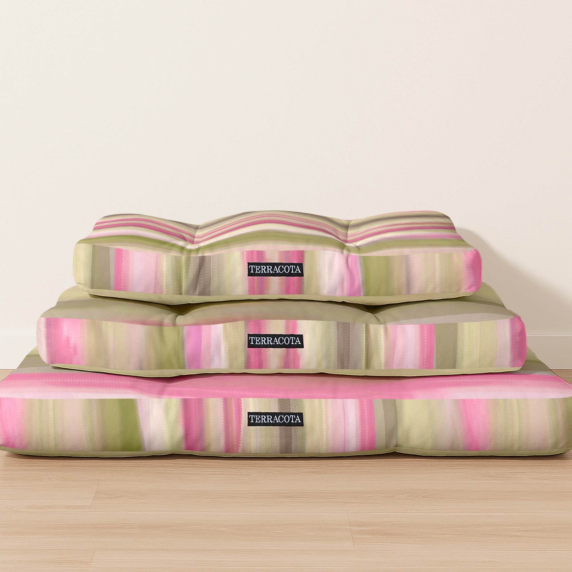 Cama de mascota 100% algodón antimanchas Exeter Verde