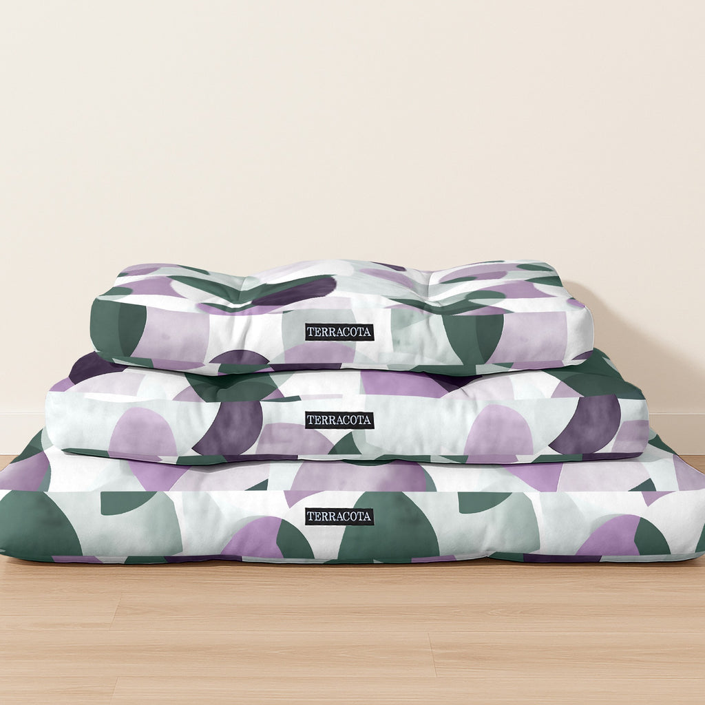 Cama de mascota 100% algodón antimanchas York Lila