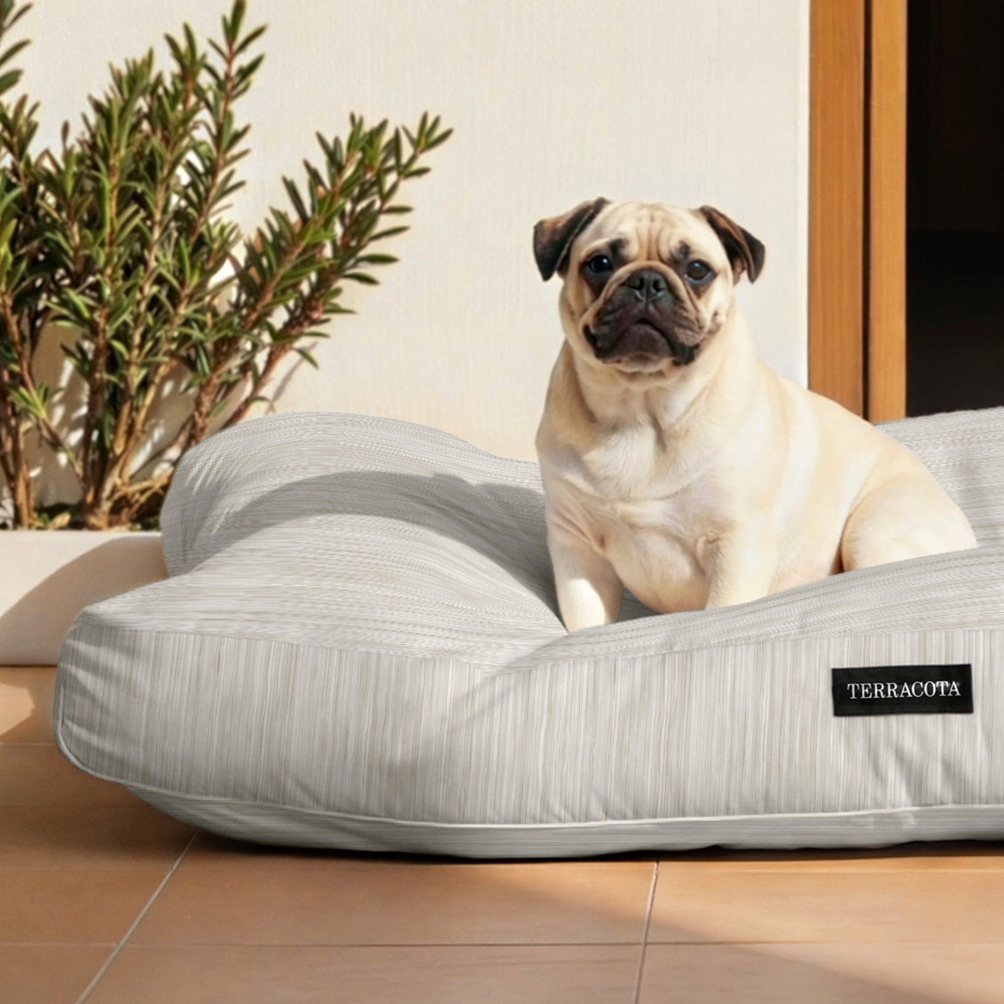 Cama para mascotas 100% algodón antimanchas Lesa 125 Beige