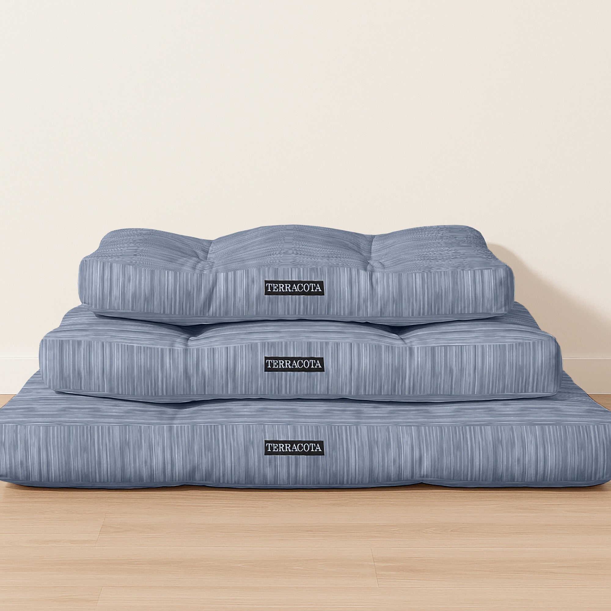 Cama para mascotas 100% algodón antimanchas Lesa 125 Steel Blue