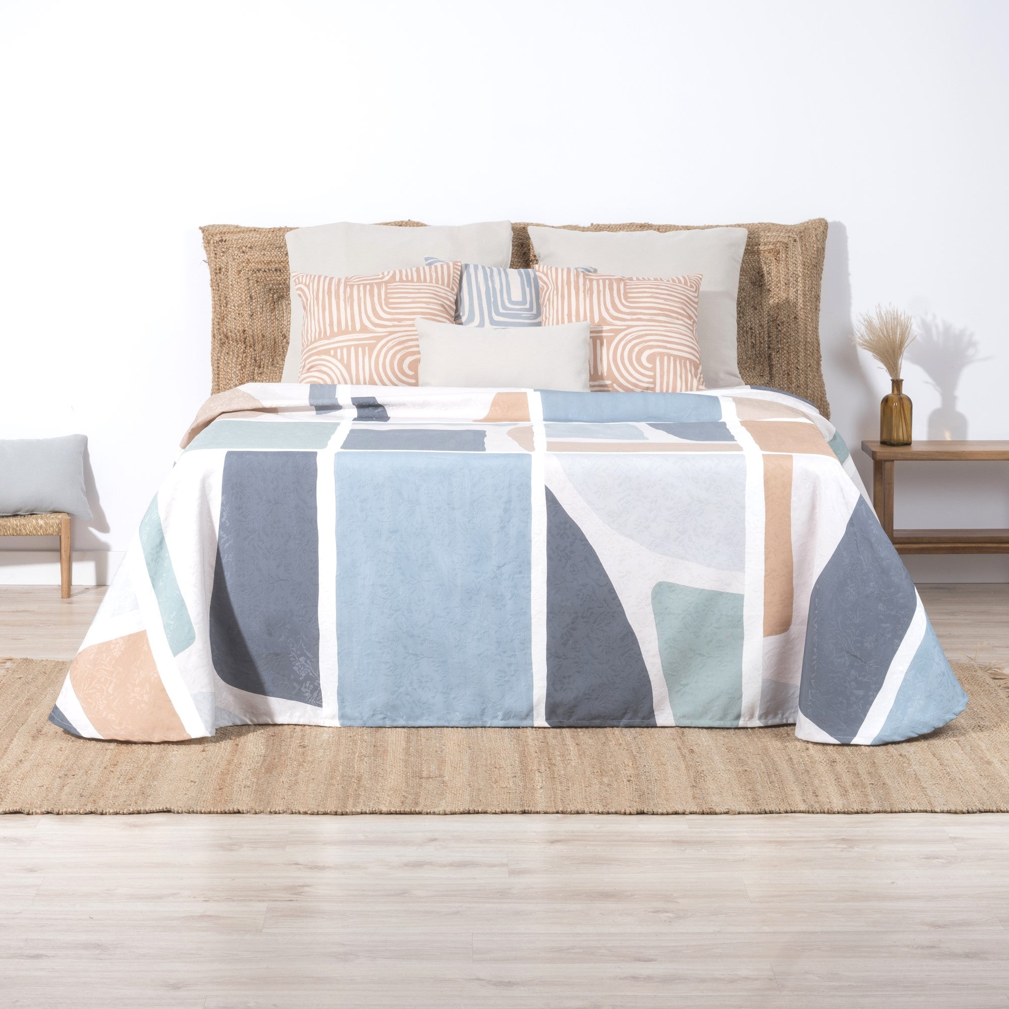 Colcha de verano estampada Peñíscola