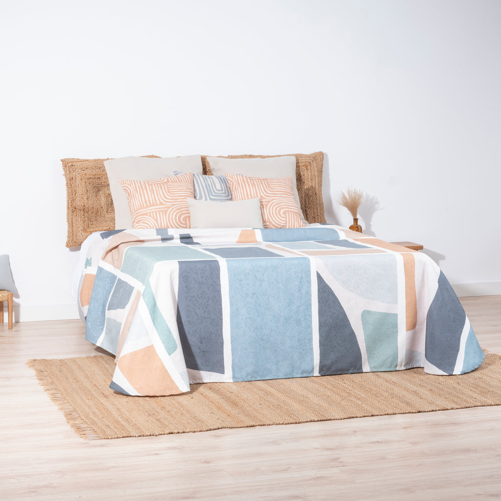Colcha de verano estampada Peñíscola