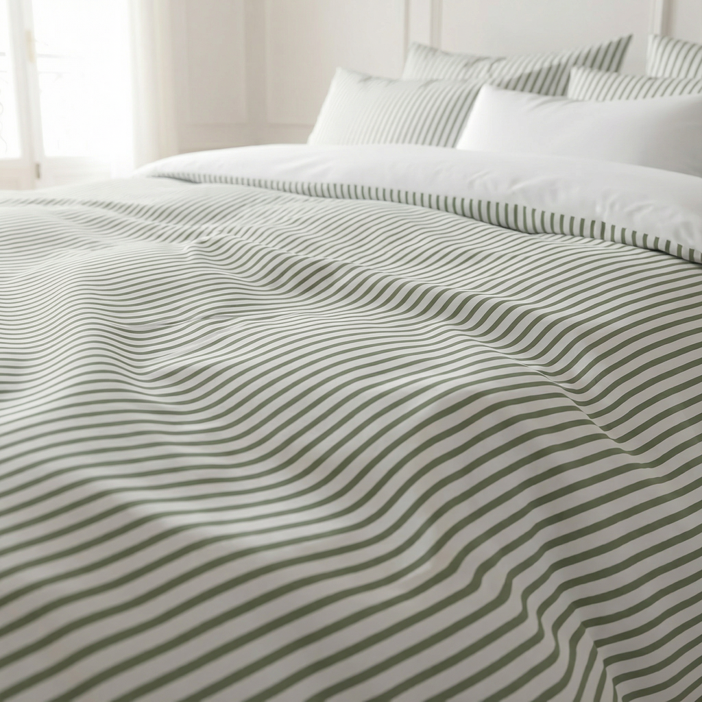 Funda nórdica Tabarca Verde percal 200 hilos