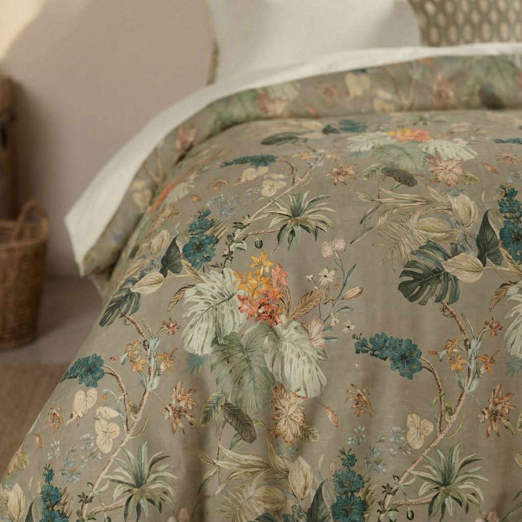 Aspe percale duvet cover, 200 thread count