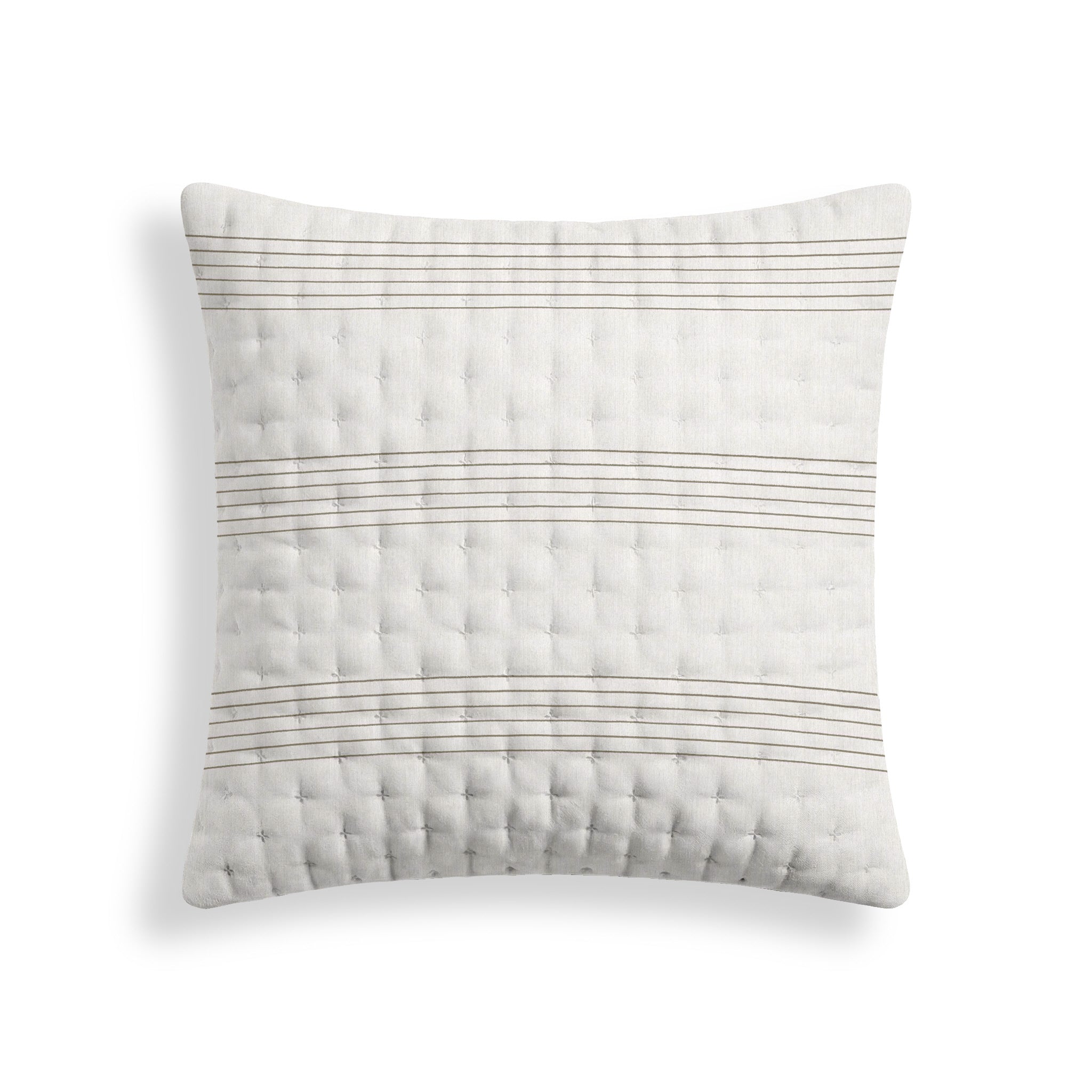Abeille printed quilted pillow sham