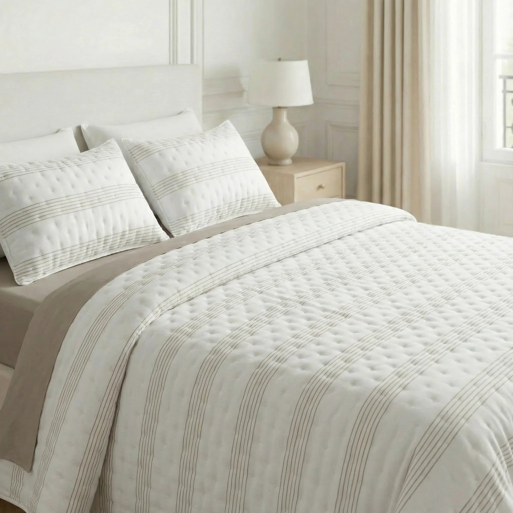 Couvre-lit bouti imprimé Abeille doux au toucher