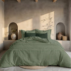 Housse de couette réversible Aielo Botella, percale 200 fils