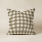 Funda de cojín 100% algodón 50x50 cm Aielo Marrón