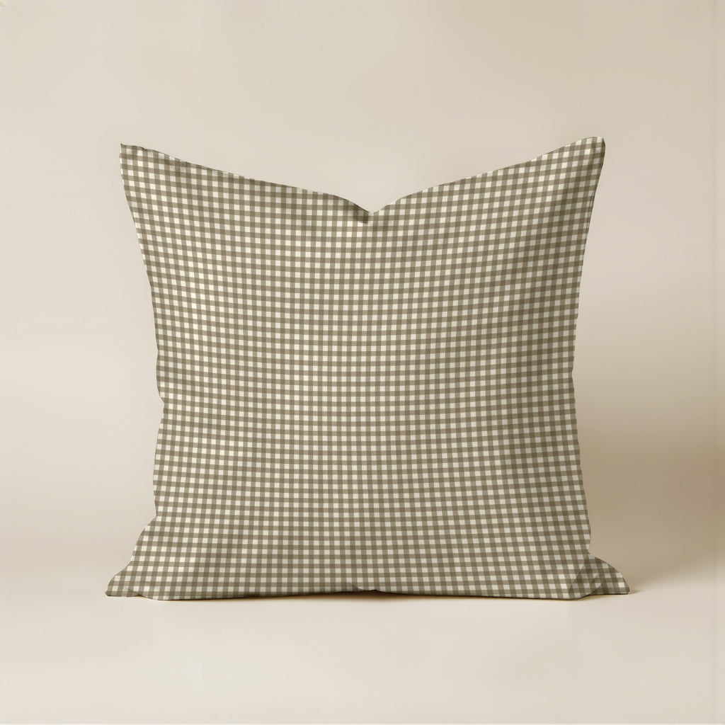 Funda de cojín 100% algodón 50x50 cm Aielo Marron Pequeño