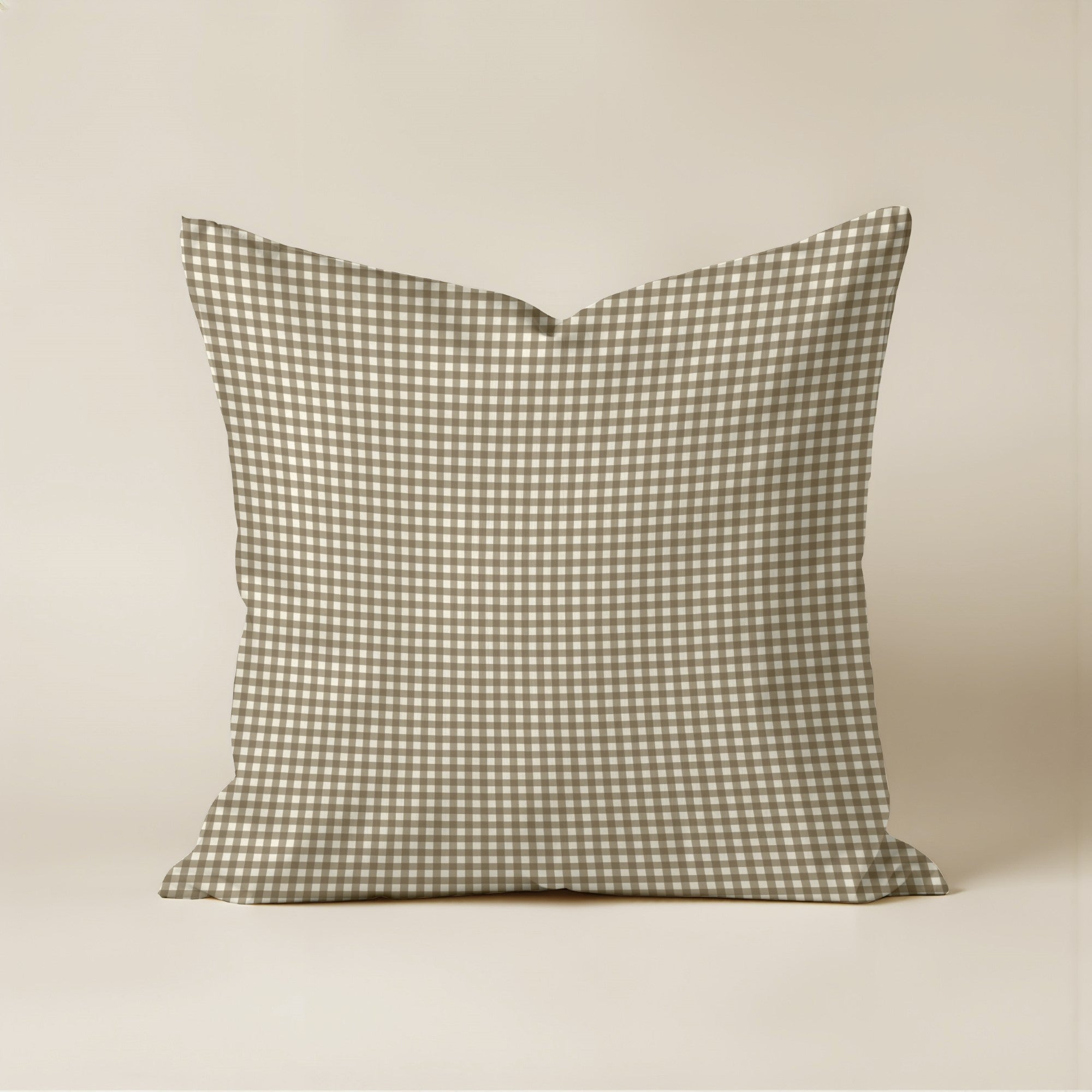 Funda de cojín 100% algodón 50x50 cm Aielo Marron Pequeño