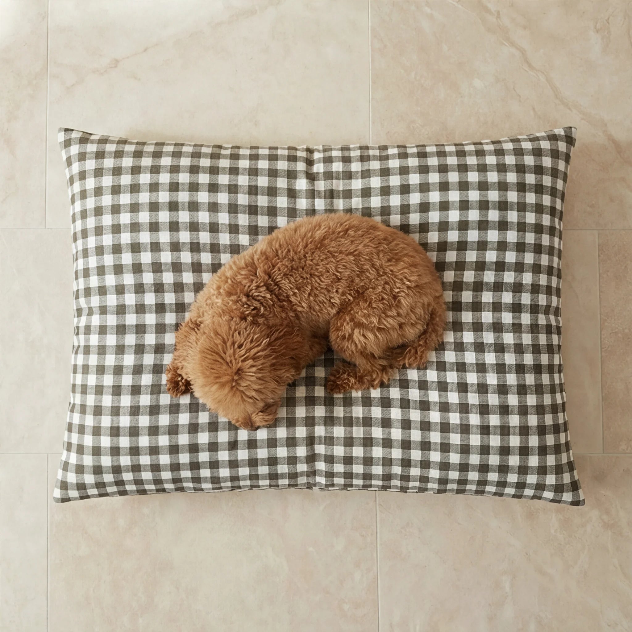 Cama para mascotas desenfundable antimanchas Aielo Marron