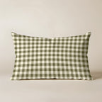 Funda de cojín 100% algodón 30x50 cm Aielo Verde