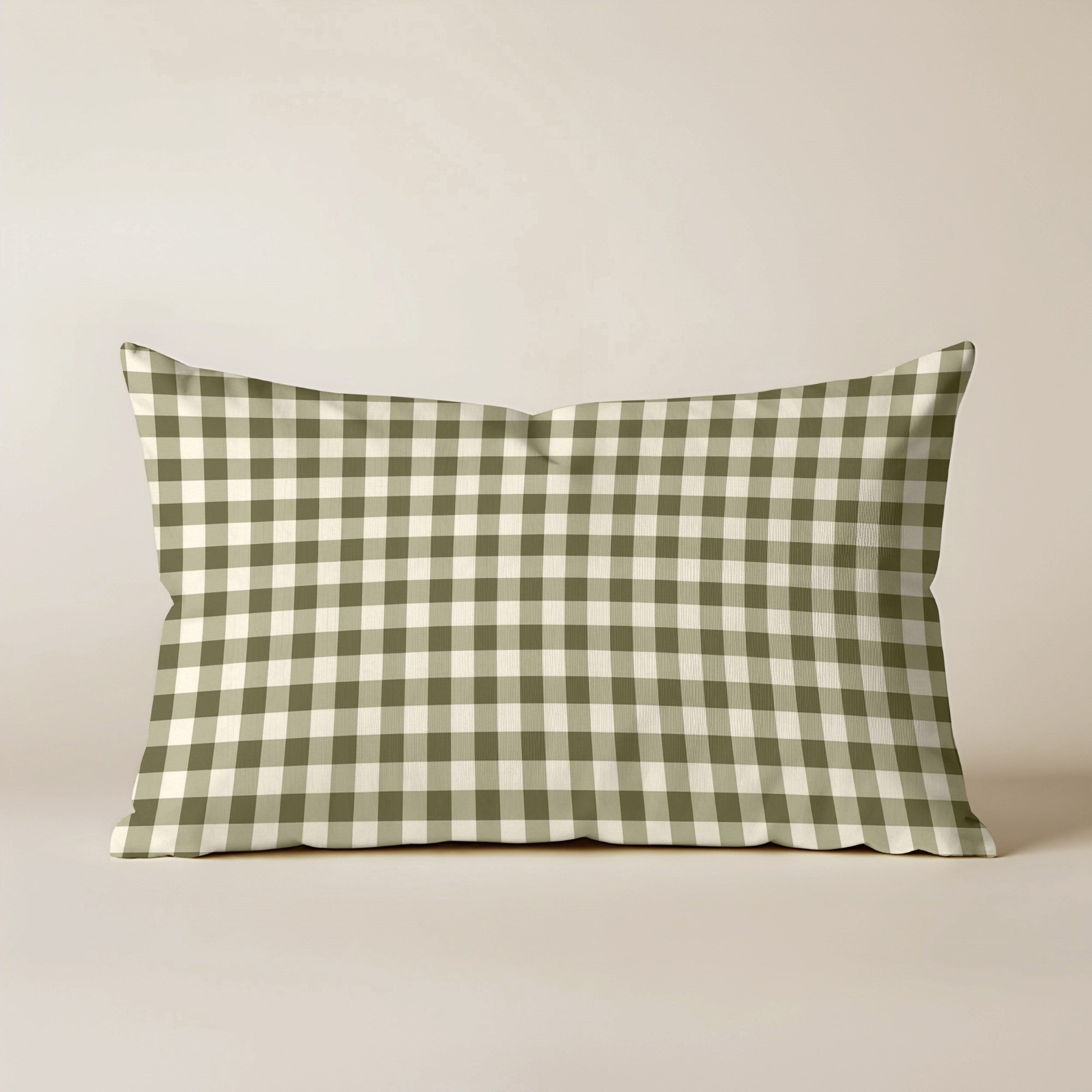 Funda de cojín 100% algodón 30x50 cm Aielo Verde