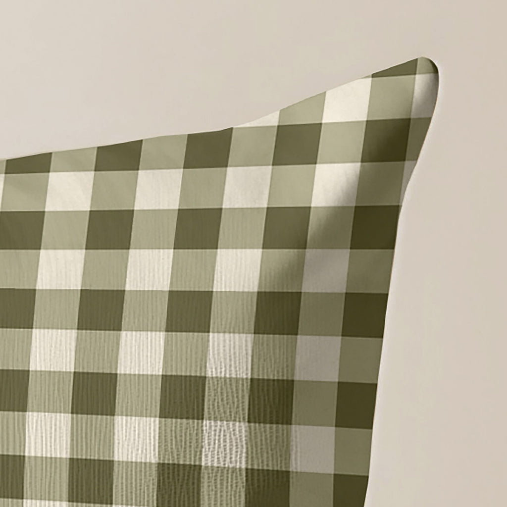 Funda de cojín 100% algodón 30x50 cm Aielo Verde